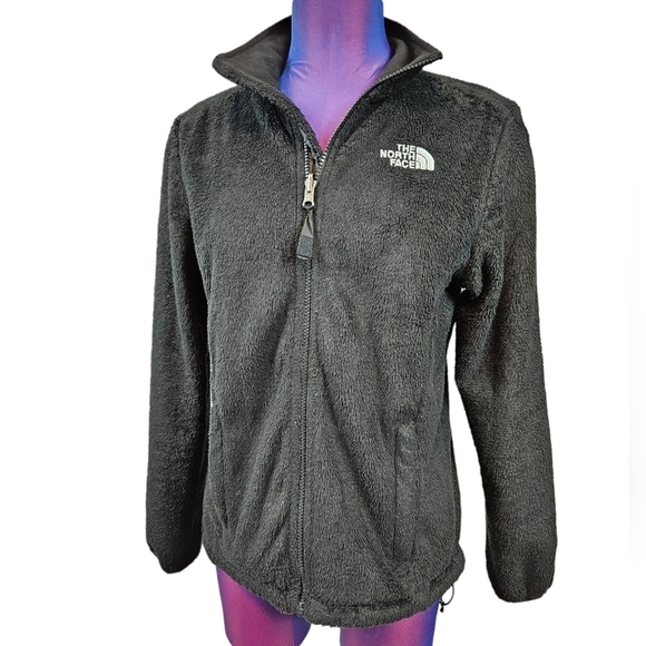 North Face Black Osito Fleece Jacket Size Small Women's D119 - Picture 1 of 12